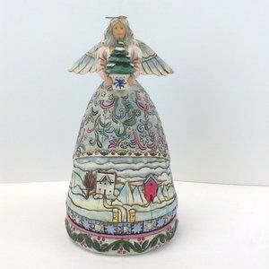 Jim Shore 2004 Heartwood Creek Angel "Landscape Sleeps" Winter Scene